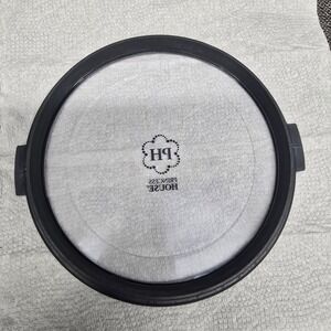 Princess House Replacement Lid 8.75"  Silicone Rim Black Excellent Condition